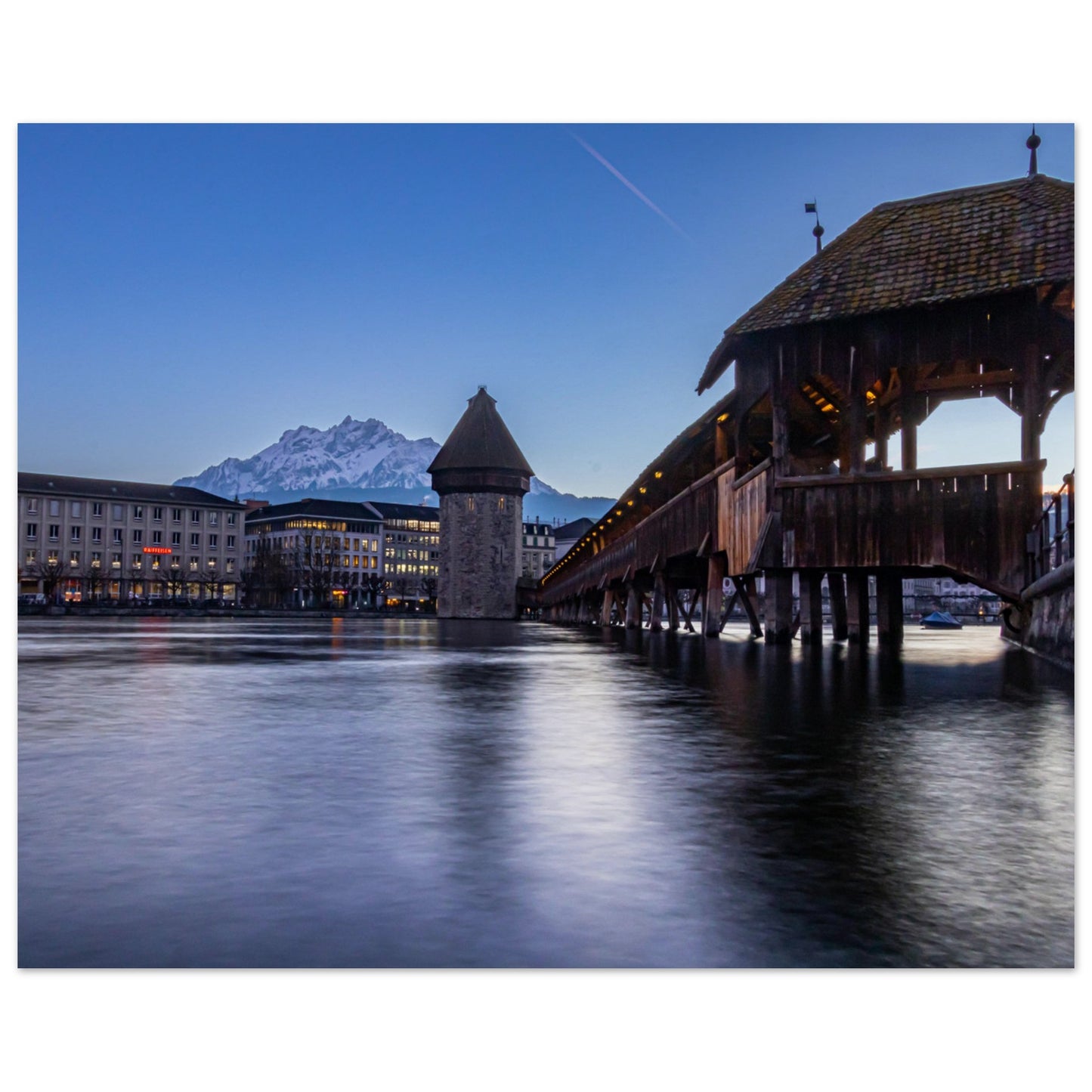 Kapellbrücke Luzern Premium Poster
