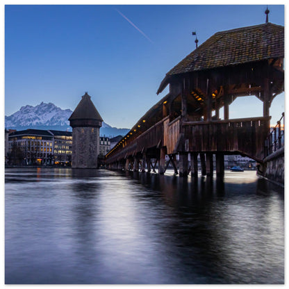 Kapellbrücke Luzern Premium Poster