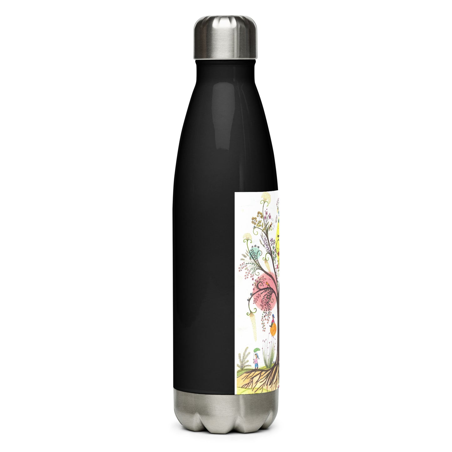 Protects recovered 500 ml stainless steel drinking bottle with double insulation