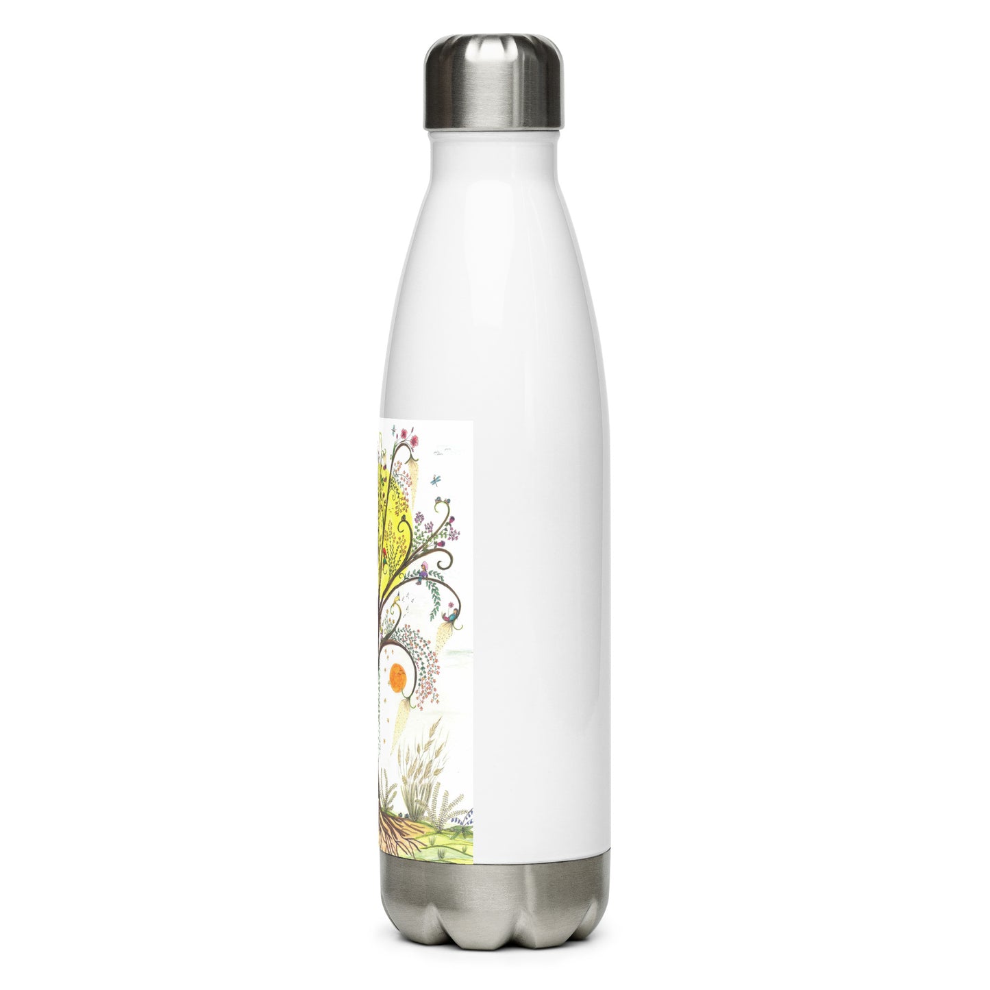 Protects recovered 500 ml stainless steel drinking bottle with double insulation